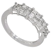 9ct white gold ring 9ct white gold ring